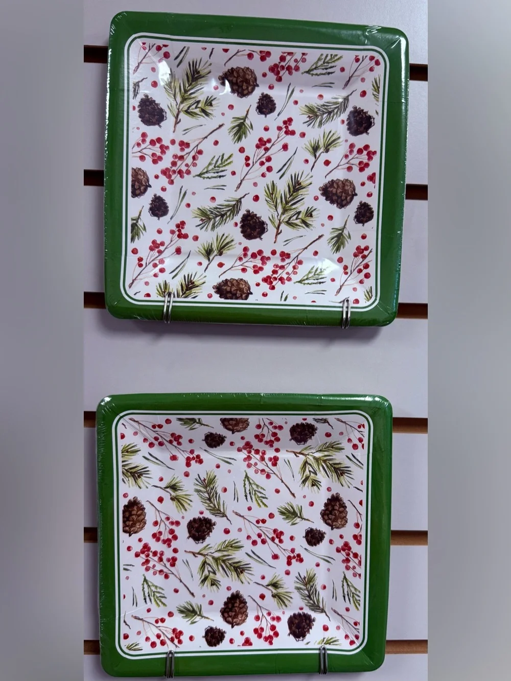 Square Salad Paper Plates Boston International 8-Count 7